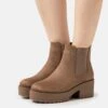 Bottines À Plateau - Taupe -Even-Odd Magasin ce84db48d0194961a710943829b4d2c2