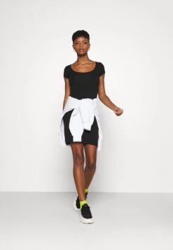 Even&Odd 2 Pack - Robe En Jersey - Black/Mottled Grey