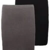 Even&Odd 2 Pack - Minijupe - Grey/Black -Even-Odd Magasin e01c1185bfa54f5cb317f23e00733dc2