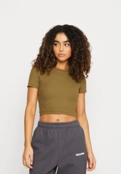 Even&Odd 3 Pack - T-Shirt Basique - White/Black/Olive -Even-Odd Magasin e249d1253efd47b9bf362c9c44cb4c7b