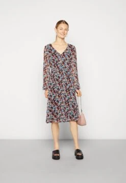 Even&Odd Robe De Jour - Black/Red/Multi-Coloured -Even-Odd Magasin e37d58cfb674422aad8ff5dccd0c665b