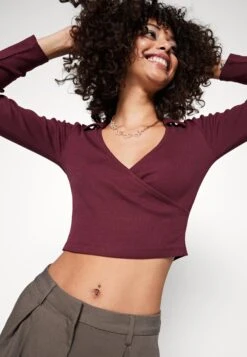 Even&Odd T-Shirt À Manches Longues - Dark Red 11 Even&Odd T-Shirt À Manches Longues - Dark Red -Even-Odd Magasin e3bc59fc9db44bd3b66ab6bd1d62e032