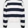 Even&Odd Sweatshirt - Dark Blue/White