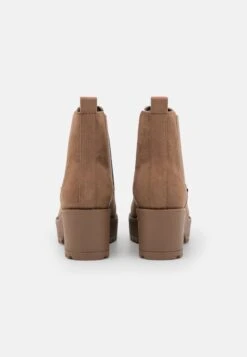 Bottines À Plateau - Taupe -Even-Odd Magasin e65dde48ebd840628b199849b4cdd7ee