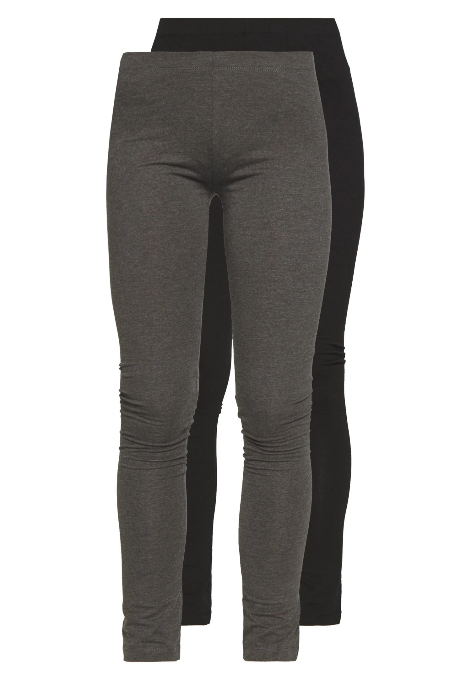 Even&Odd 2 Pack - Legging - Black/Mottled Dark Grey 3 Even&Odd 2 Pack - Legging - Black/Mottled Dark Grey