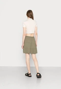 Even&Odd Minijupe - Khaki -Even-Odd Magasin ebfdf69787e64e96865a69bd66da9300