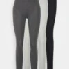 Even&Odd 3 Pack - Legging - Black /Mottled Dark Grey/Mottled Light Grey -Even-Odd Magasin edad3bf25c24454ba130ce52a7d1fec4