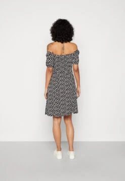 Even&Odd Robe De Jour - Black/ White -Even-Odd Magasin f6639ed95e9d4b178354ec6cdca91d2b