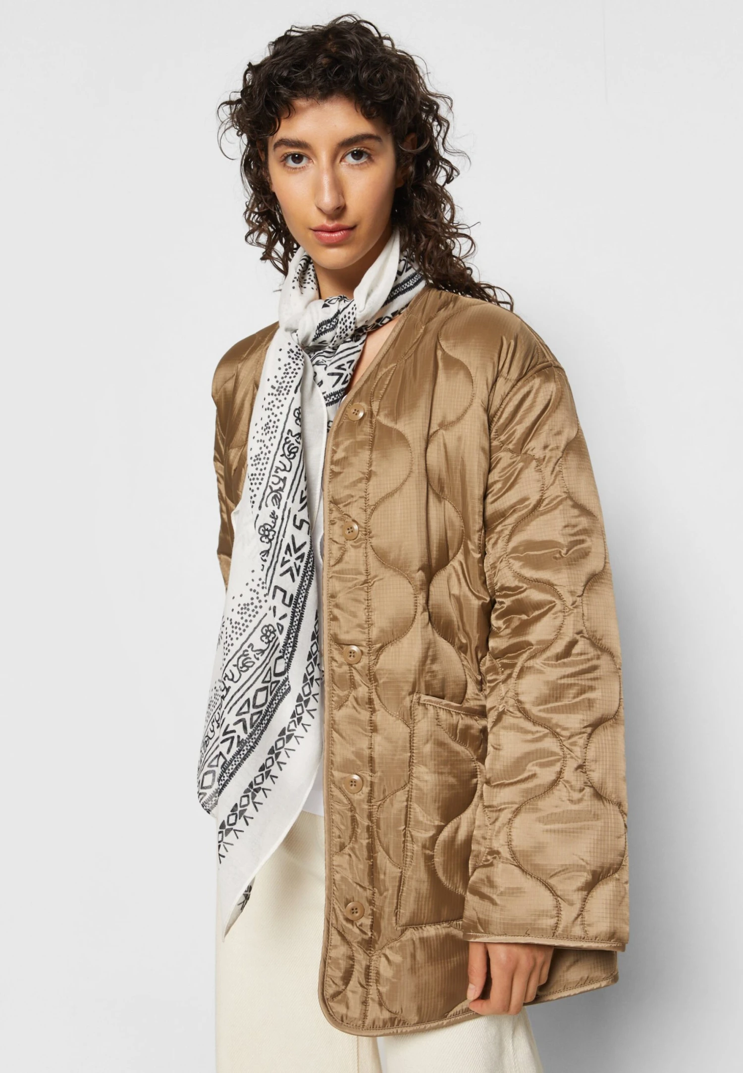 Even&Odd Écharpe - Black/White 5 Even&Odd Écharpe - Black/White – Image 3